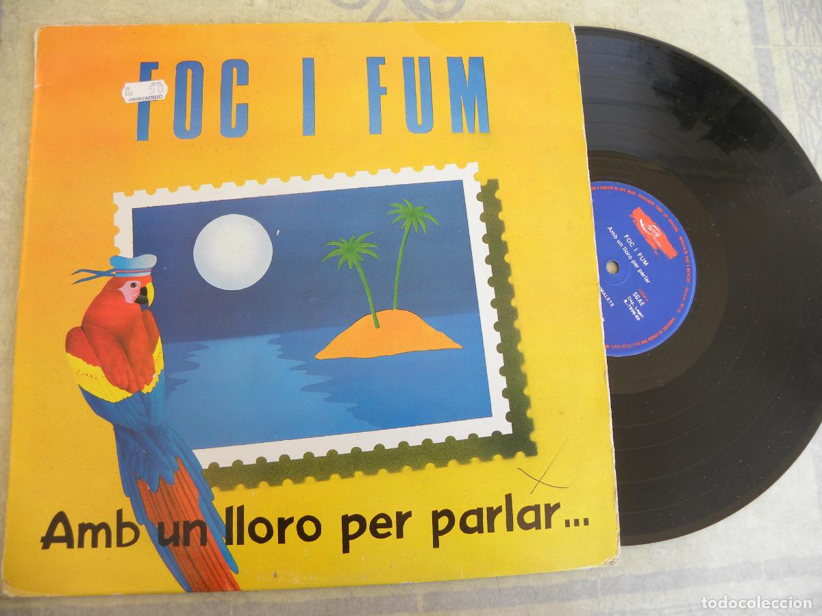 Discos de vinilo: FOC I FUM -AMB UN LLORO PER PARLAR -LP 1989