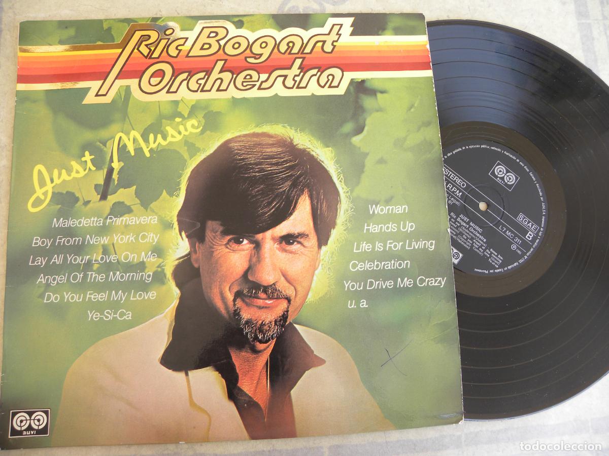 Discos de vinilo: RIC BOGART ORCHESTRA -JUST MUSIC -LP 1981 -PEDIDO MINIMO 3 EUROS