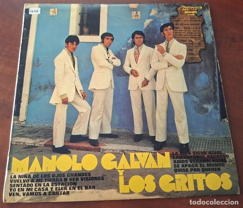 Discos de vinilo: Manolo Galv&aacute;ny Los Gritos &ndash; La ni&ntilde;a de los ojos grandes &ndash; OLYMPO L-169 &ndash; 1973