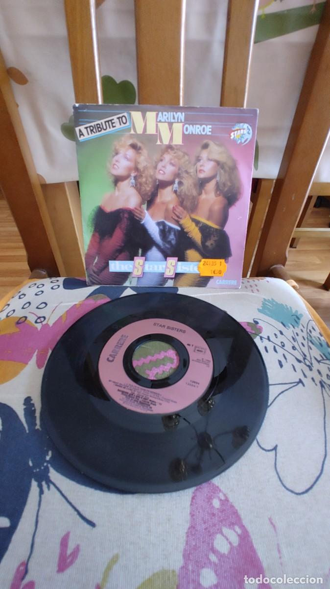 Discos de vinilo: THE STARS SISTERS-SINGLE A TRIBUTE TO MARILYN MONROE
