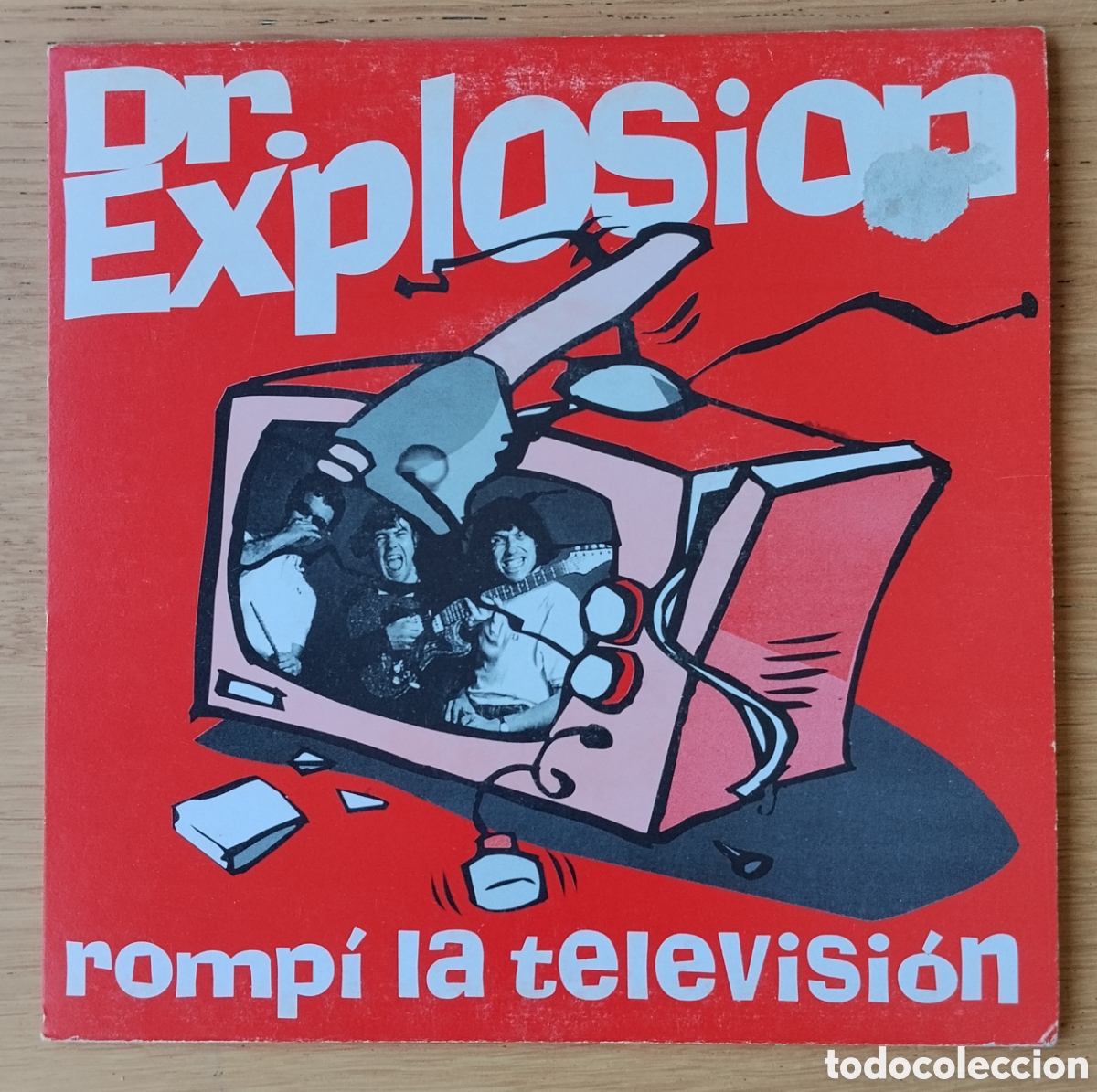 Discos de vinilo: DOCTOR EXPLOSION: &rdquo;ROMP&Iacute; LA TELEVISI&Oacute;N&rdquo; SINGLE VINILO 1994 - GARAGE ROCK