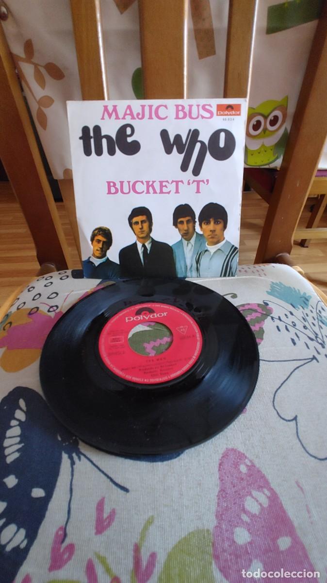Discos de vinilo: THE WHO-SINGLE MAJIC BUS