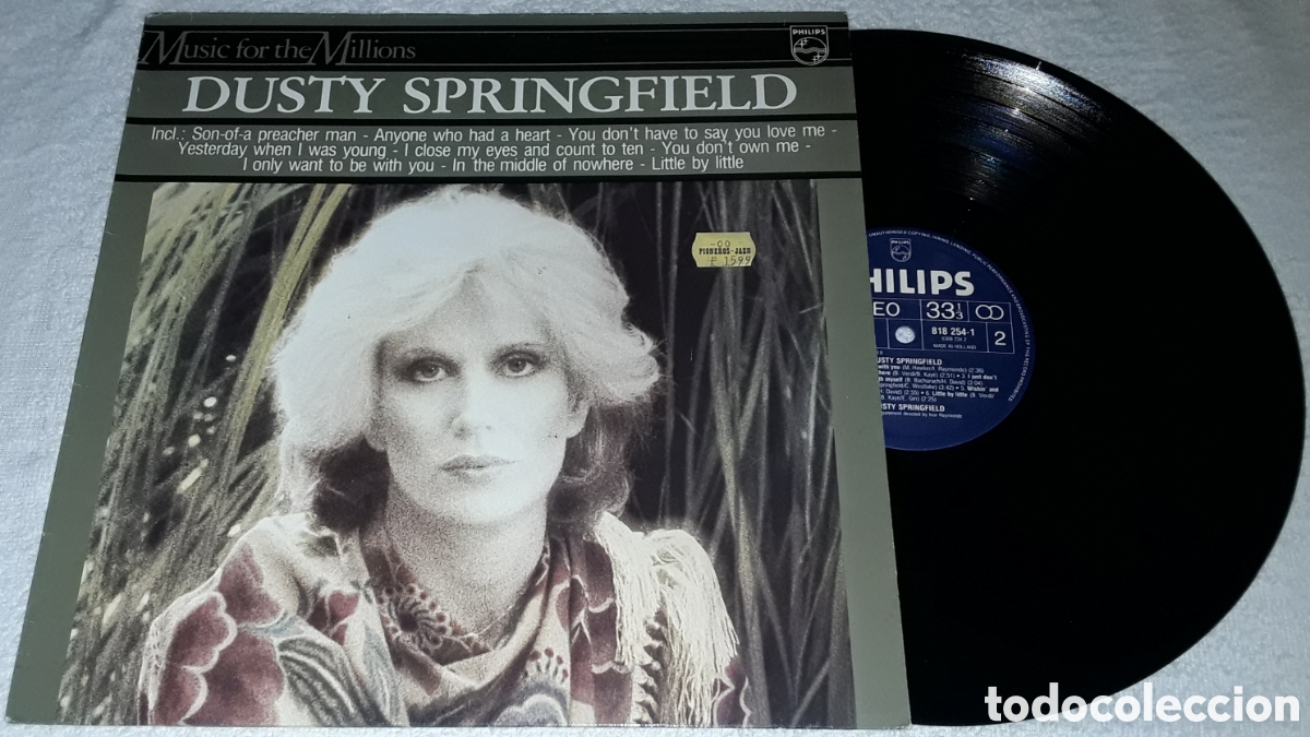 Discos de vinilo: LP - DUSTY SPRINGFIELD - MUSIC FOR THE MILLIONS - MADE IN HOLLAND