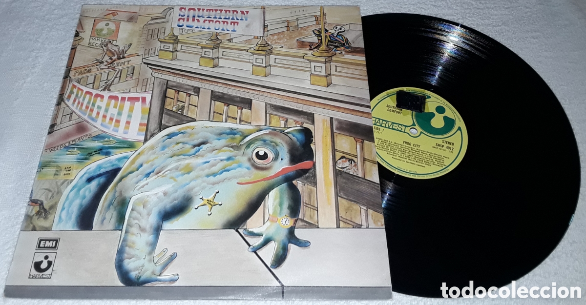 Discos de vinilo: LP - SOUTHERN COMFORT - FROG CITY - 1&deg; EDICI&Oacute;N MADE IN UK 1971