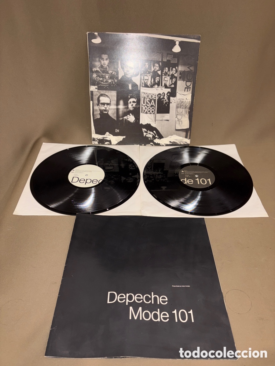 Discos de vinilo: Depeche Mode 101. USA 1988. Doble. Muy buen estado. Incluye libreto de fotos.