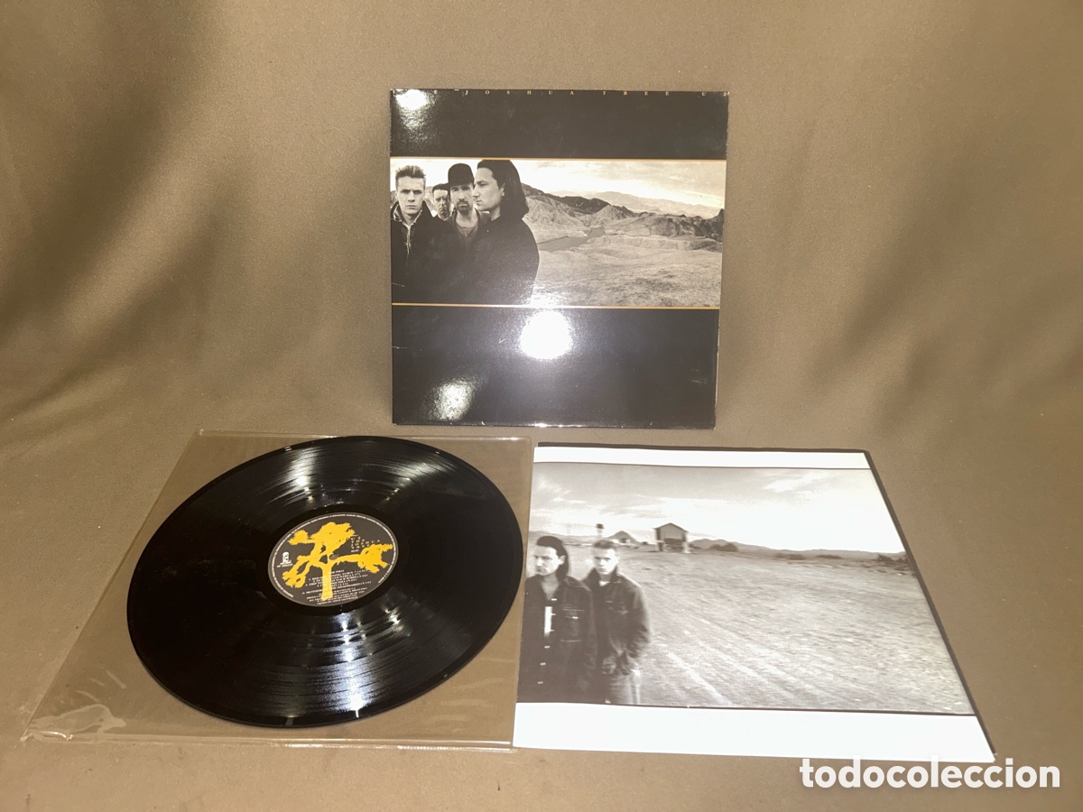 Discos de vinilo: U2-THE JOSHUA TREE-GATEFOLD-CONTIENE ENCARTE POSTER-ORIGINAL ESPA&Ntilde;OL 1987
