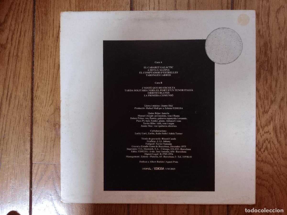 Discos de vinilo: Sisa - galeta galactica - Foto 2