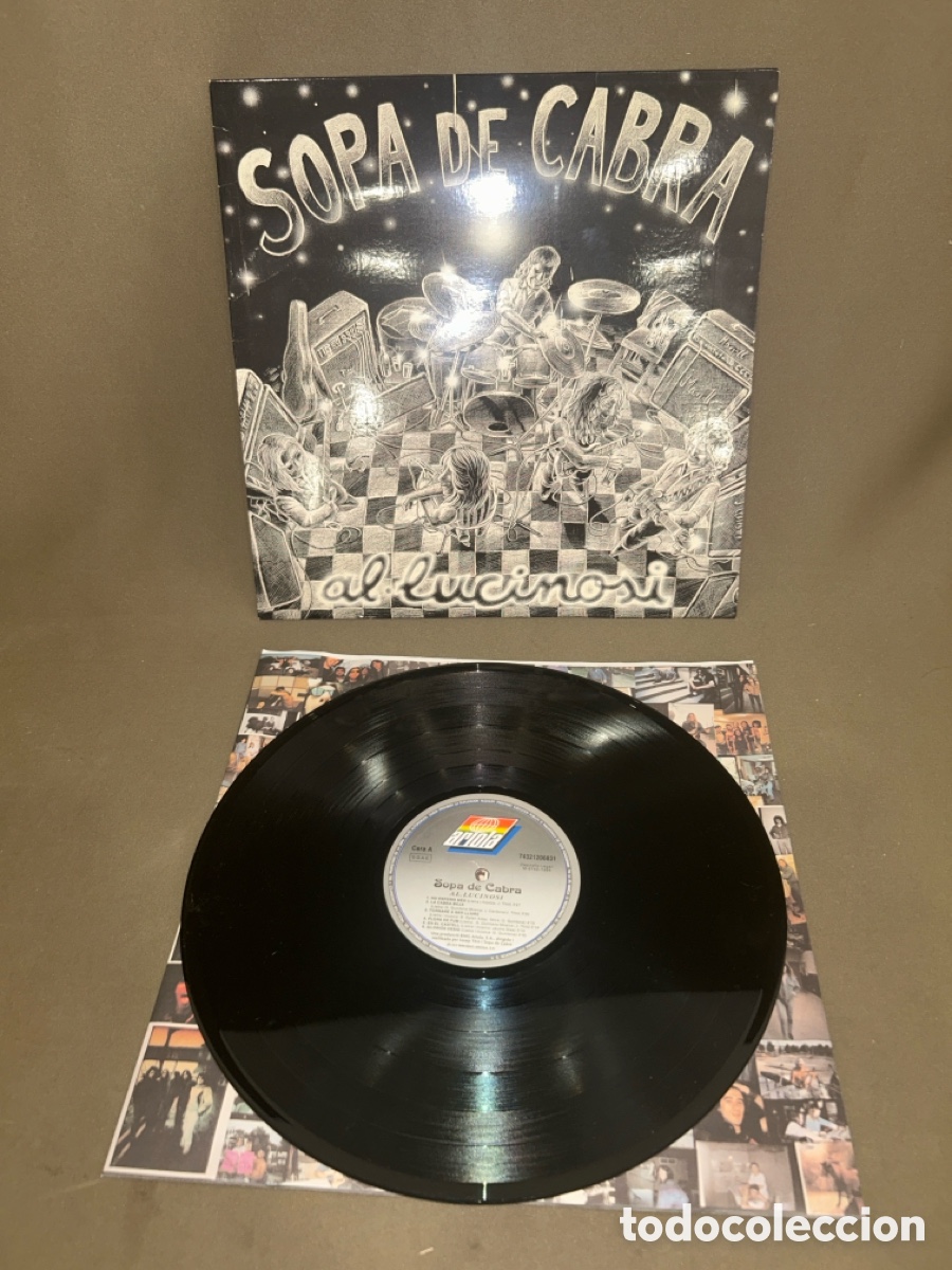 Vinyl records: LP VINILO SOPA DE CABRA AL&bull;LUCINOSI 1994 *VER FOTOS*