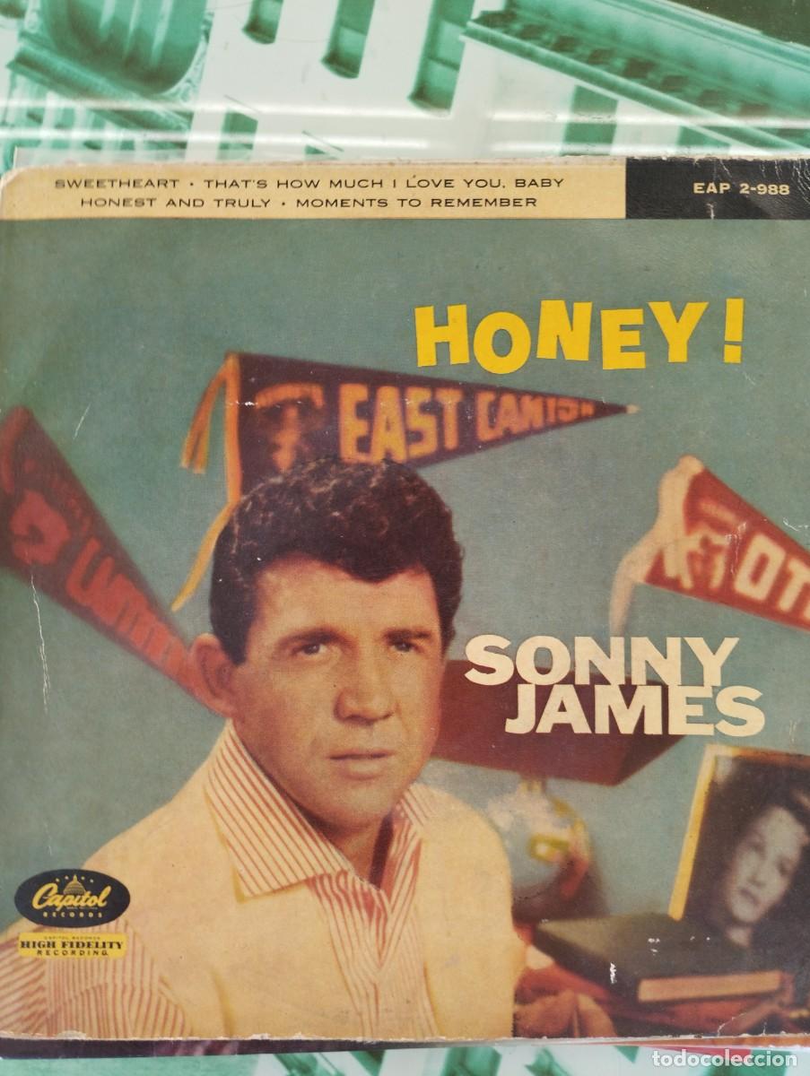 Discos de vinilo: SONNY JAMES - Honey! RARO EP ESPA&Ntilde;OL CAPITOL 1958