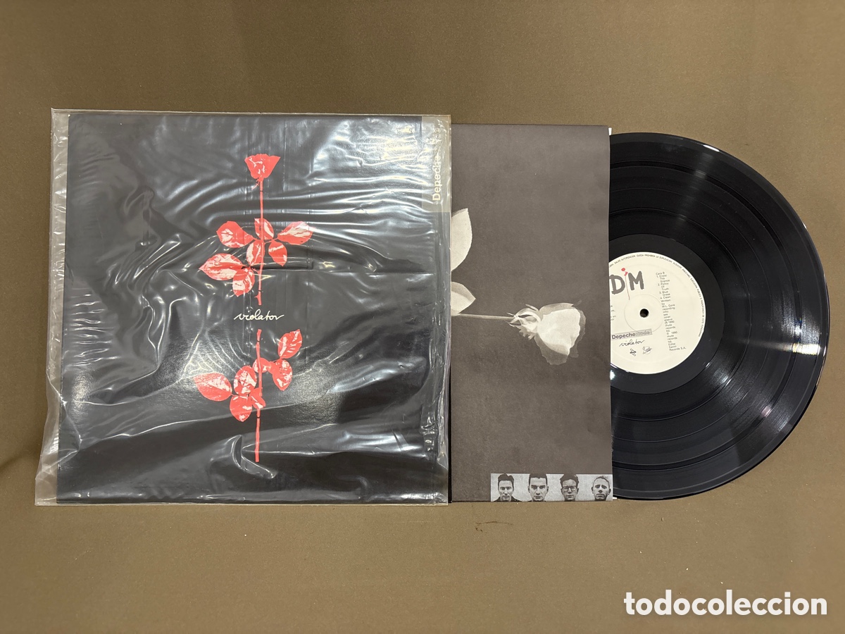 Discos de vinilo: LP DEPECHE MODE-VIOLATOR-CONTIENE ENCARTE-ORIGINAL ESPA&Ntilde;OL 1990*ver fotos*