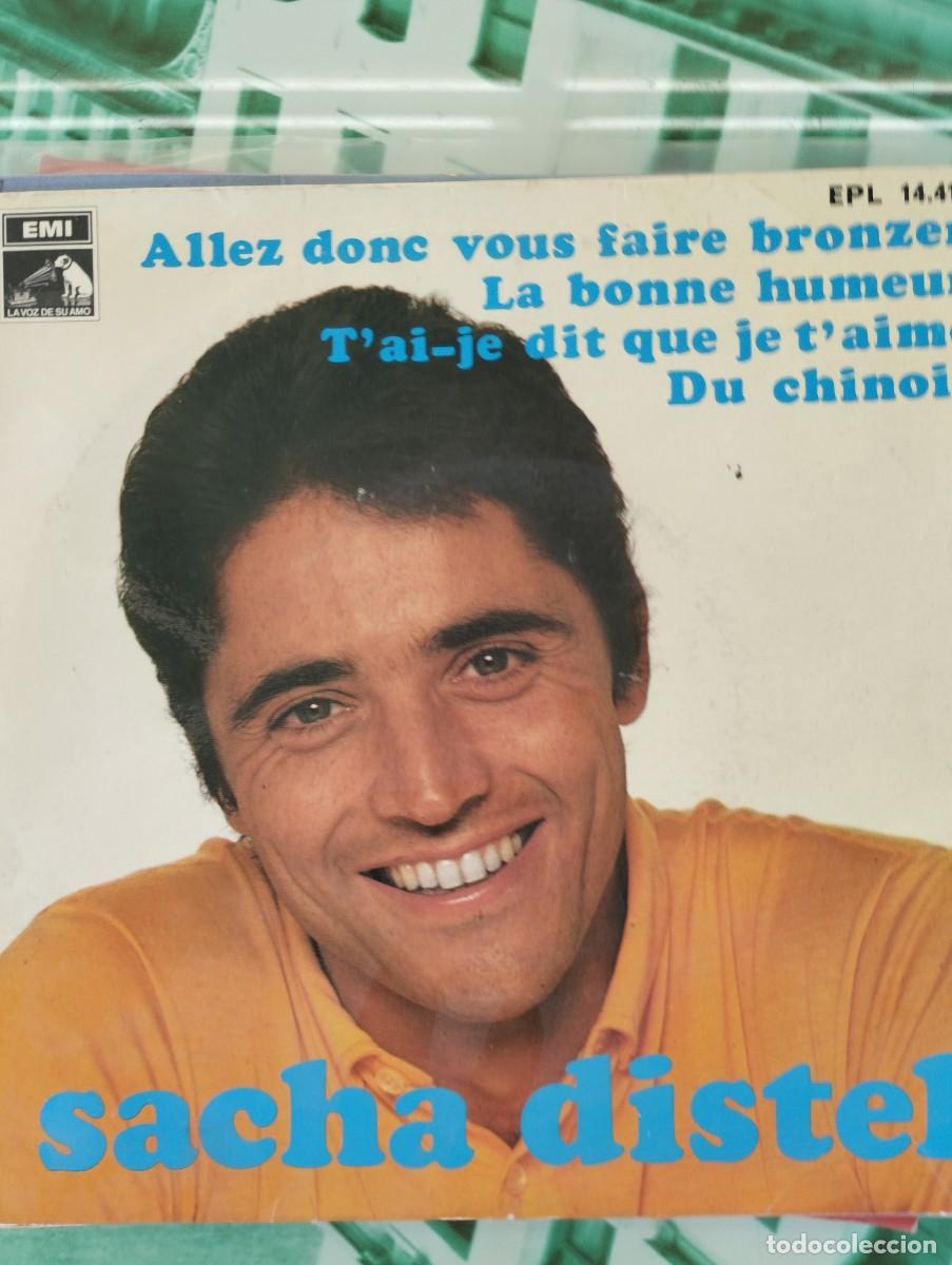 Discos de vinilo: SACHA DISTEL / ALLEZ DONC VOUS FAIRE BRONZER / LA BONNE HUMEUR + 2 (EP 1968)