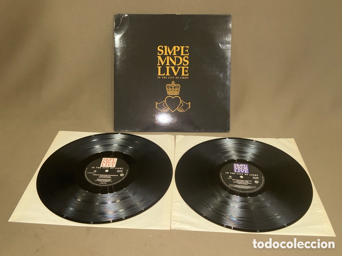 Discos de vinilo: SIMPLE MINDS - LIVE IN THE CITY OF LIGHT (DOBLE LP)