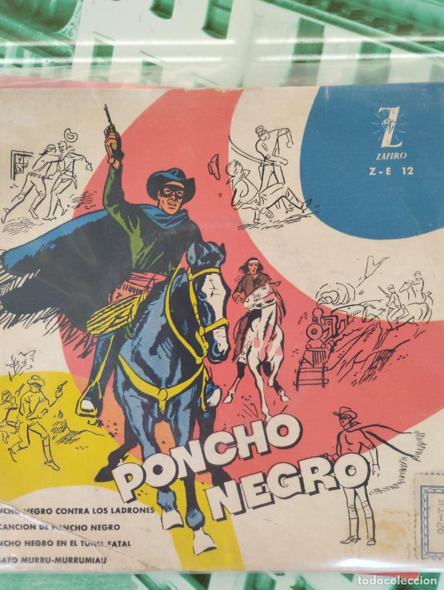 Discos de vinilo: ORQUESTA CALESITA (PANCHO NEGRO CUENTOS DE AVENTURAS)-PONCHO NEGRO CONTRA LOS LADRONES + LA CANCI&Oacute;N