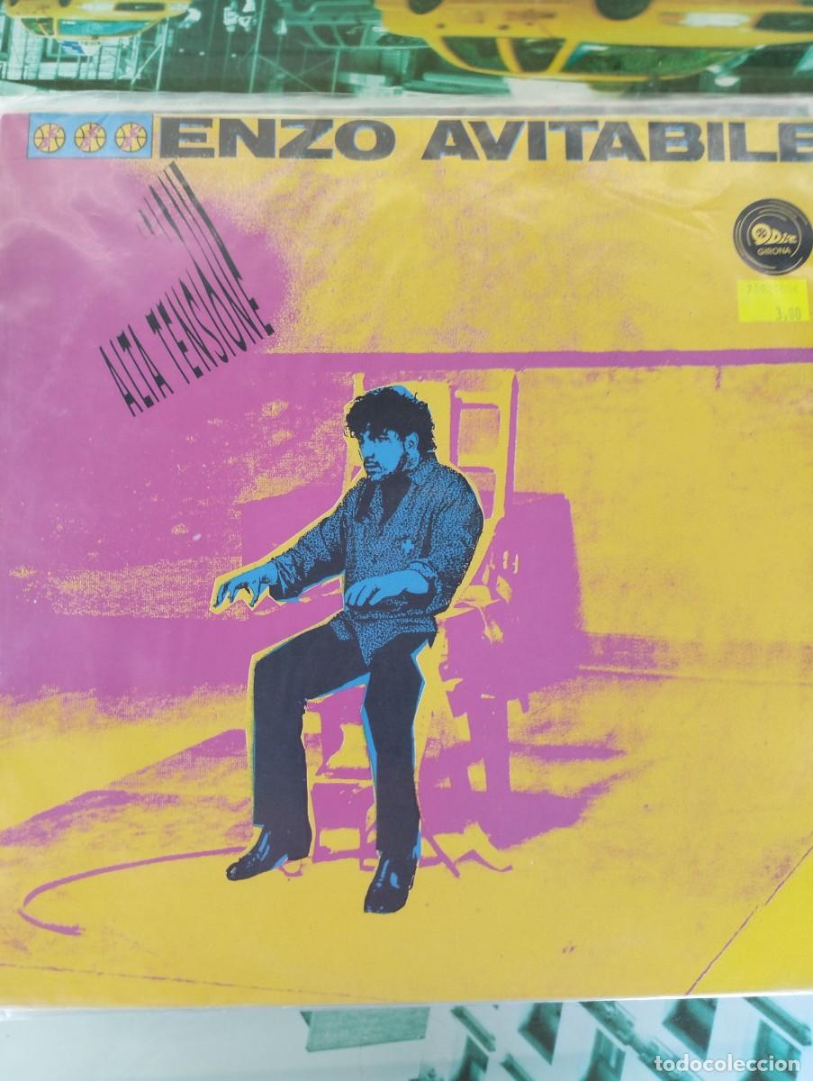 Discos de vinilo: ENZO AVITABILE - ALTA TENSIONE - LP - BYN 1989 SPAIN - LETRAS