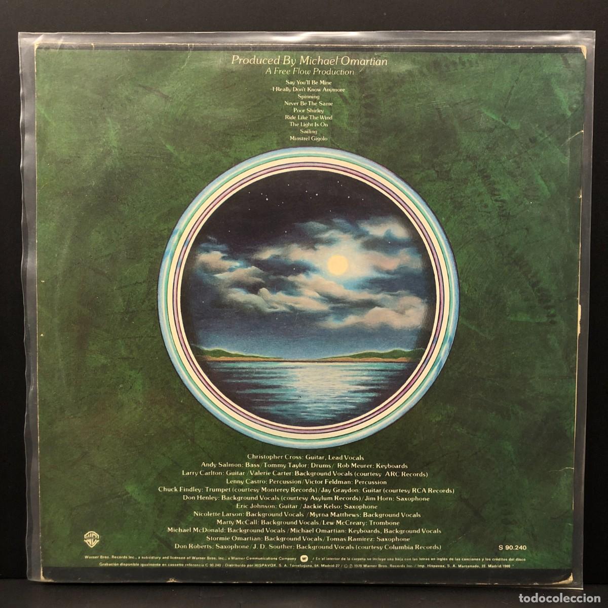 Discos de vinilo: CHRISTOPHER CROSS - S 90.240 - LP VINILO - DISCO / 2945 - Foto 2