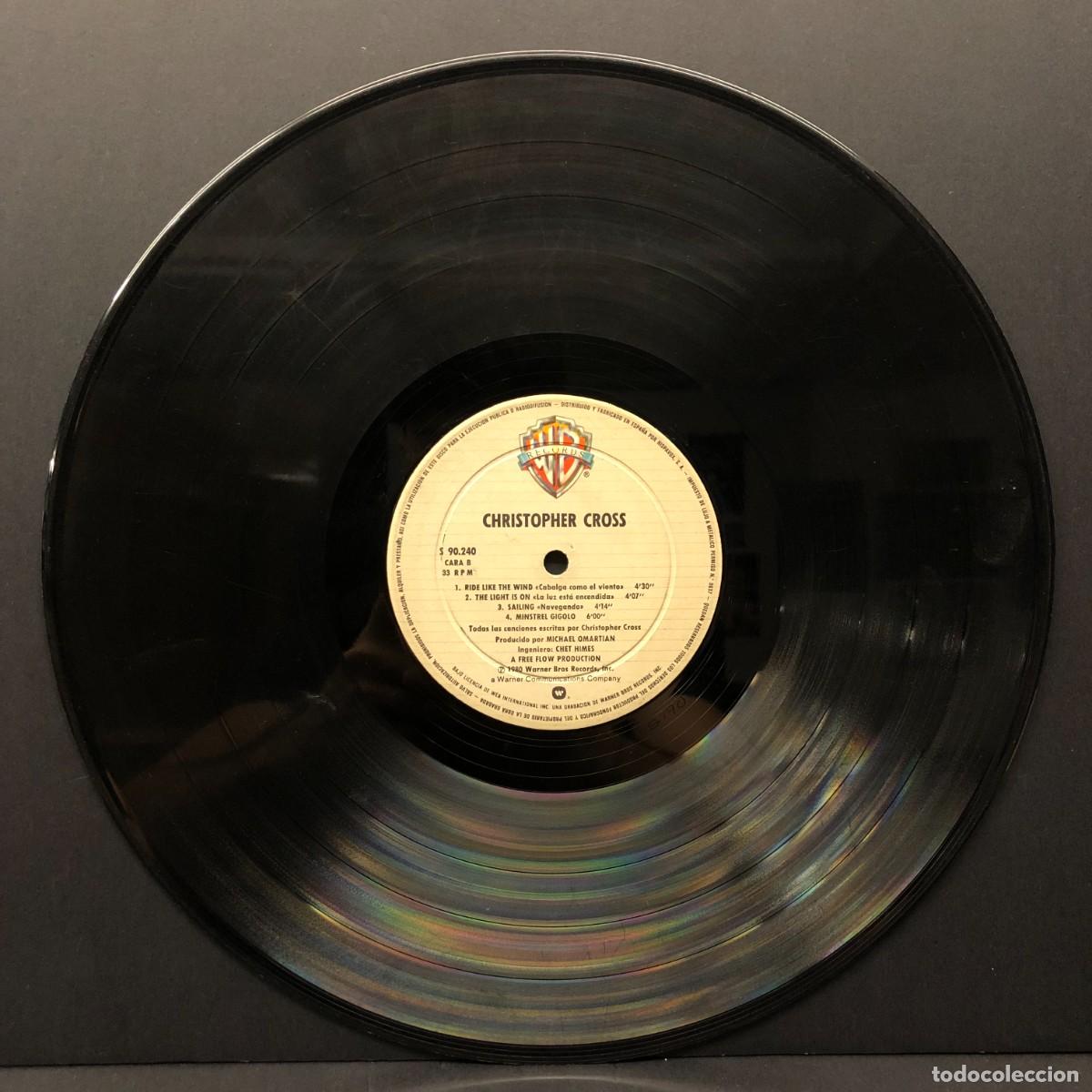 Discos de vinilo: CHRISTOPHER CROSS - S 90.240 - LP VINILO - DISCO / 2945 - Foto 5