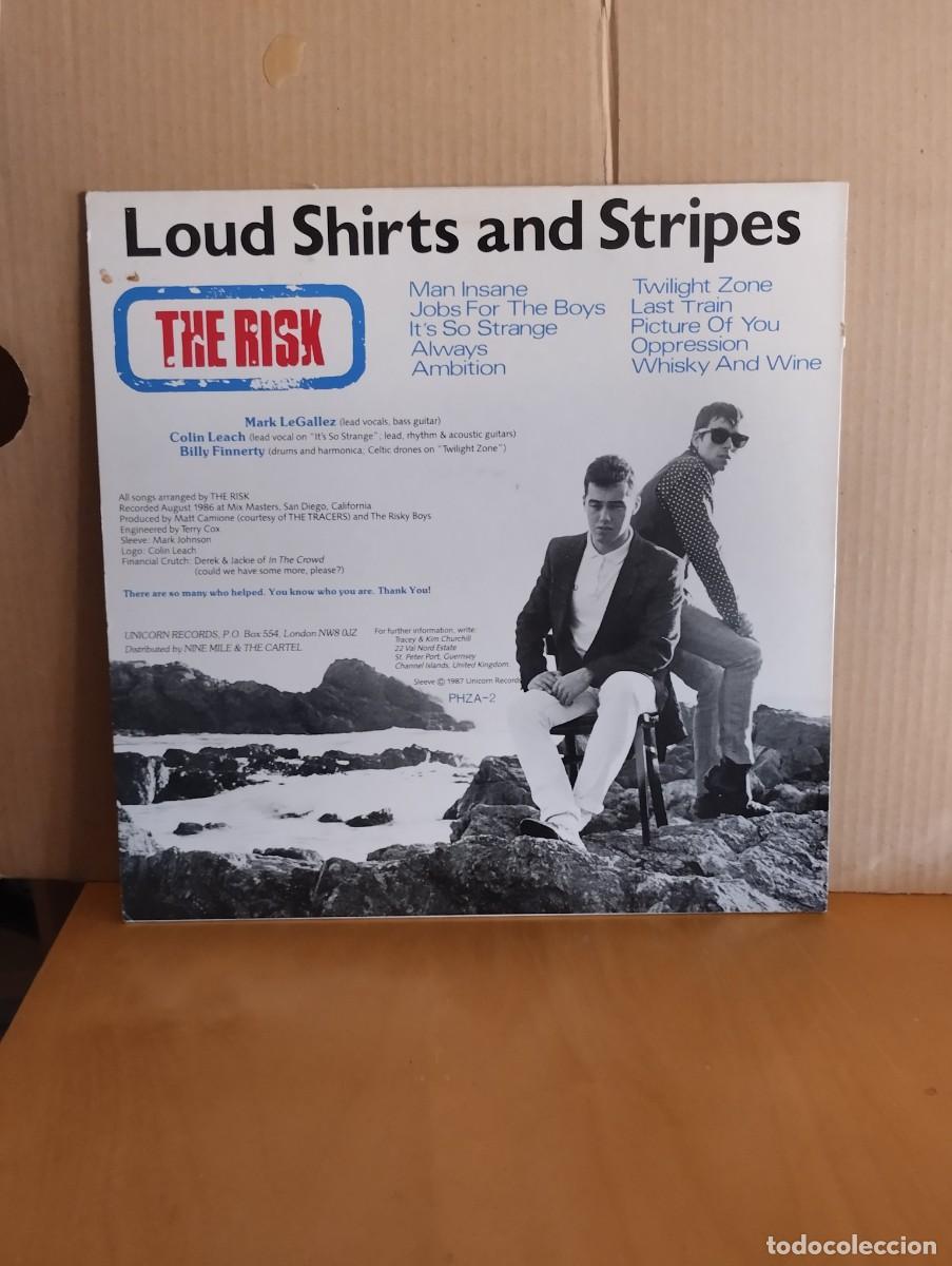 Discos de vinilo: THE RISK ---- LOUD SHIRTS AND STRIPES - Foto 2