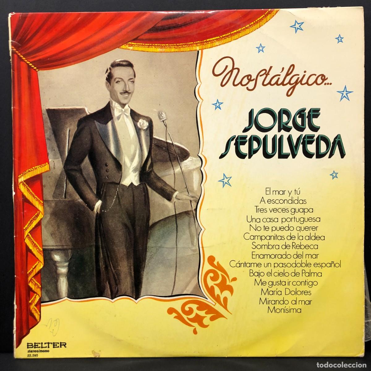 Discos de vinilo: JORGE SEPULVEDA - NOST&Aacute;LGICO... - 22.595 - LP VINILO - DISCO - MUSICA / 2951