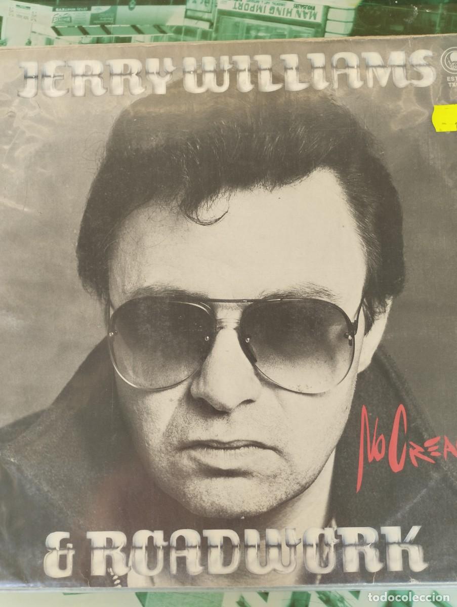 Discos de vinilo: lp - jerry williams and roadwork - no creases (spain, carnaby records 1981)