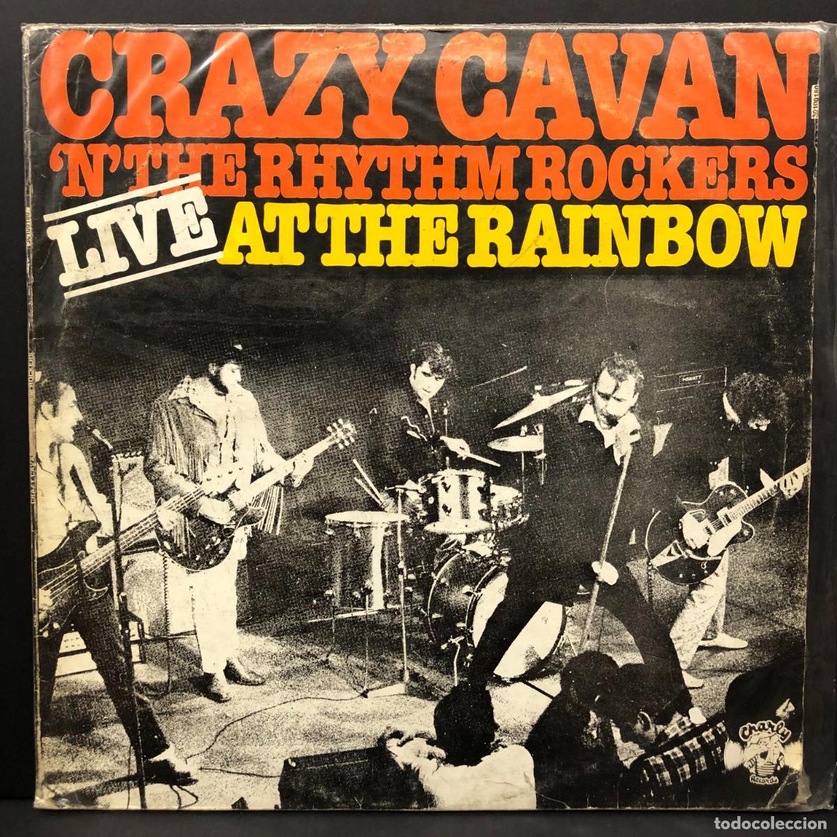 Discos de vinilo: CRAZY CAVAN 'N' THE RHYTHM ROCKERS - LIVE AT THE RAINBOW - 30100180 - LP VINILO - DISCO / 2967