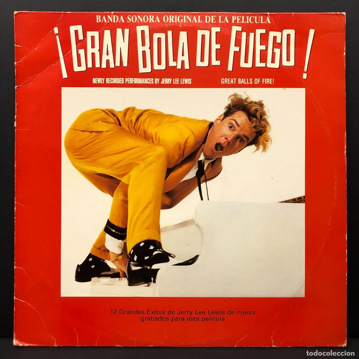 Discos de vinilo: &iexcl;GRAN BOLA DE FUEGO! - JERRY LEE LEWIS - BANDA SONORA ORIGINAL -839 516-1 - LP VINILO - DISCO / 2977