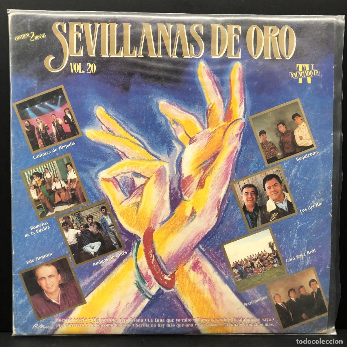 Discos de vinilo: SEVILLANAS DE ORO - VOL. 20 - 180 79 4912 1 - LP VINILO - 2 DISCOS / 2981