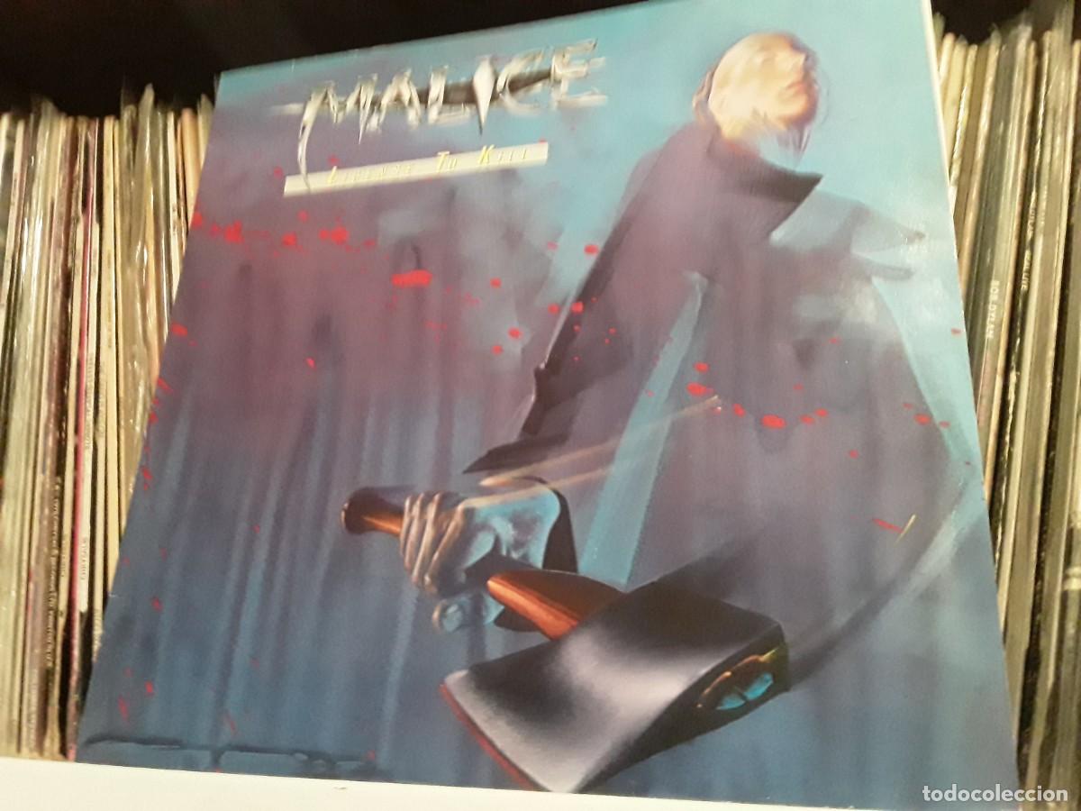 Discos de vinilo: Malice - License To Kill (LP, Album) edic. europa 1987