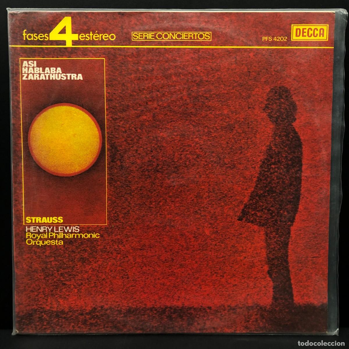 Discos de vinilo: ASI HABLABA ZARATHUSTRA - STRAUSS - HENRY LEWIS - PFS 4202 - LP VINILO - DISCO / 2986