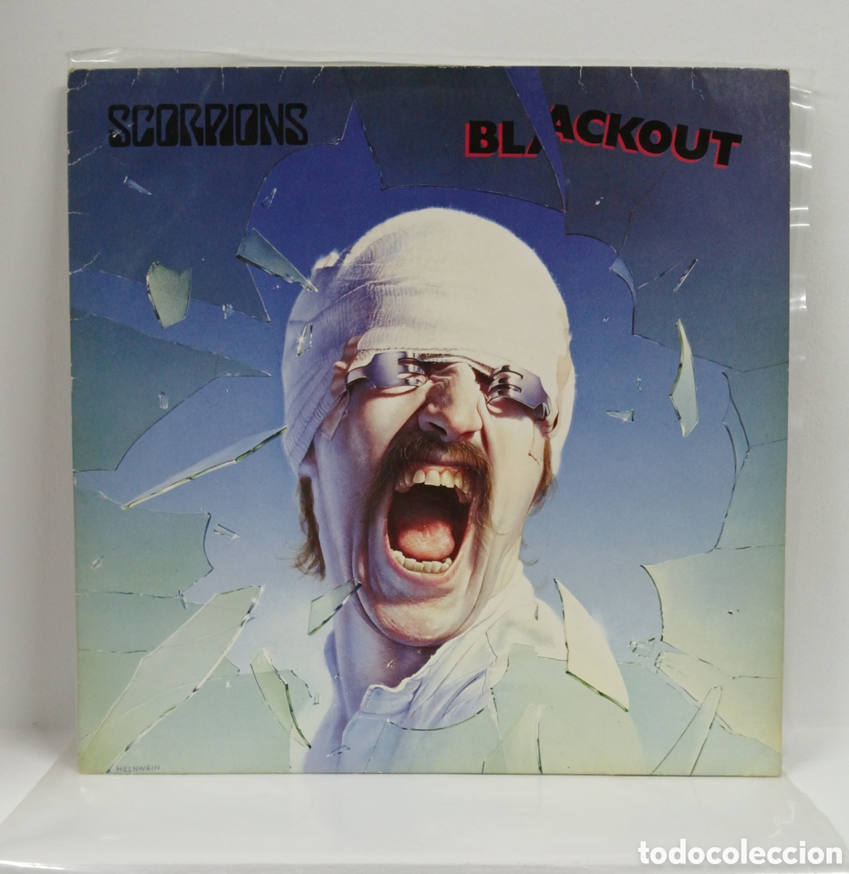 Discos de vinilo: SCORPIONS &rdquo;BLACKOUT&rdquo; LP. ORIG. GERMANY. 1982 (VINILO, VG++)
