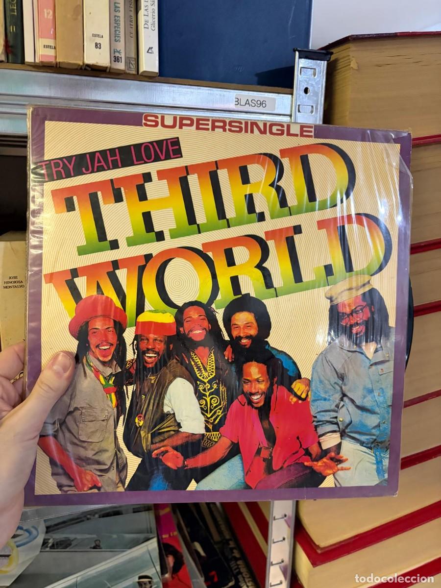 Discos de vinilo: BLAS96 Third World &ndash; Try Jah Love &mdash; Third World &mdash; Columbia VINILO