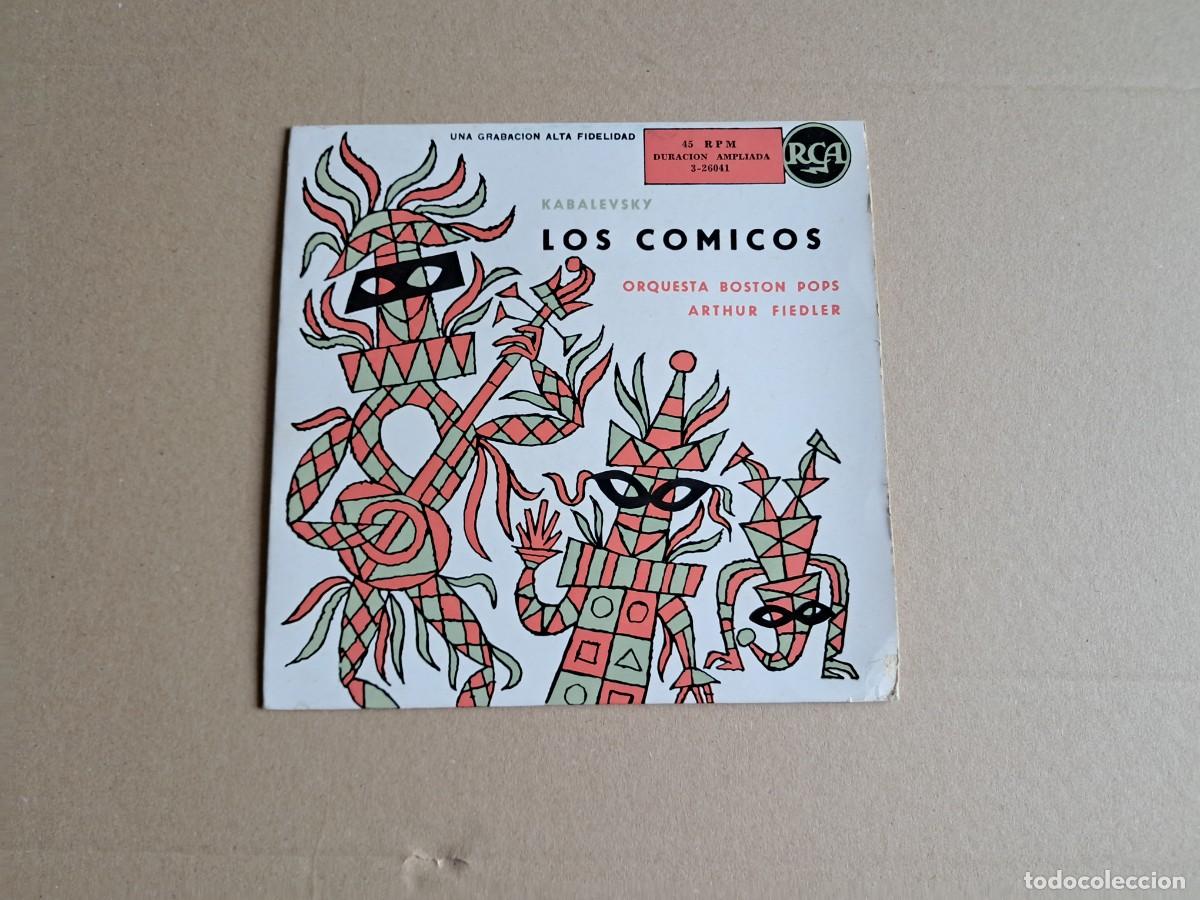 Discos de vinilo: ARTHUR FIEDLER & ORQUESTA BOSTON POPS - LOS COMICOS EP 4 TEMAS EDICION ESPA&Ntilde;OLA