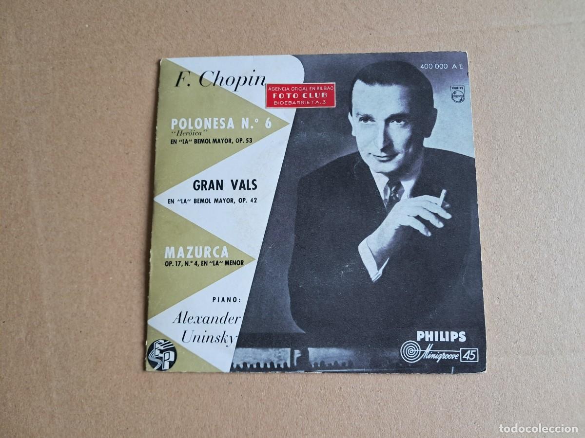Discos de vinilo: ALEXANDER UNINSKY - POLONESA N&ordm; 6 EP 4 TEMAS EDICION ESPA&Ntilde;OLA
