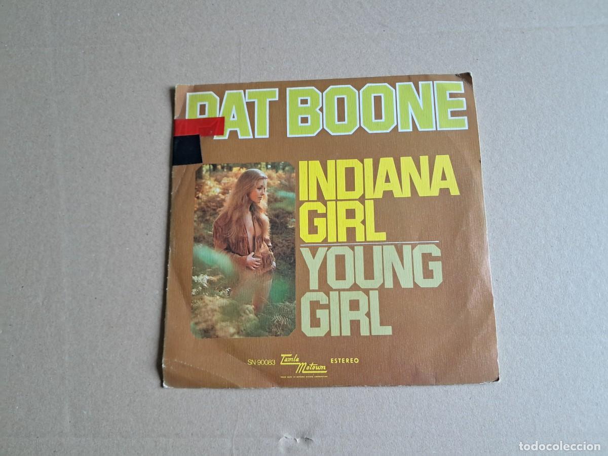Discos de vinilo: PAT BOONE - INDIANA GIRL SINGLE 1978 EDICION ESPA&Ntilde;OLA