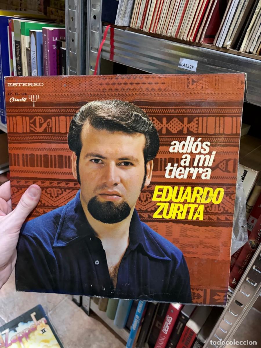 Discos de vinilo: BLAS52E Adi&oacute;s a mi tierra &mdash; Eduardo Zurita &mdash; vinilo LP