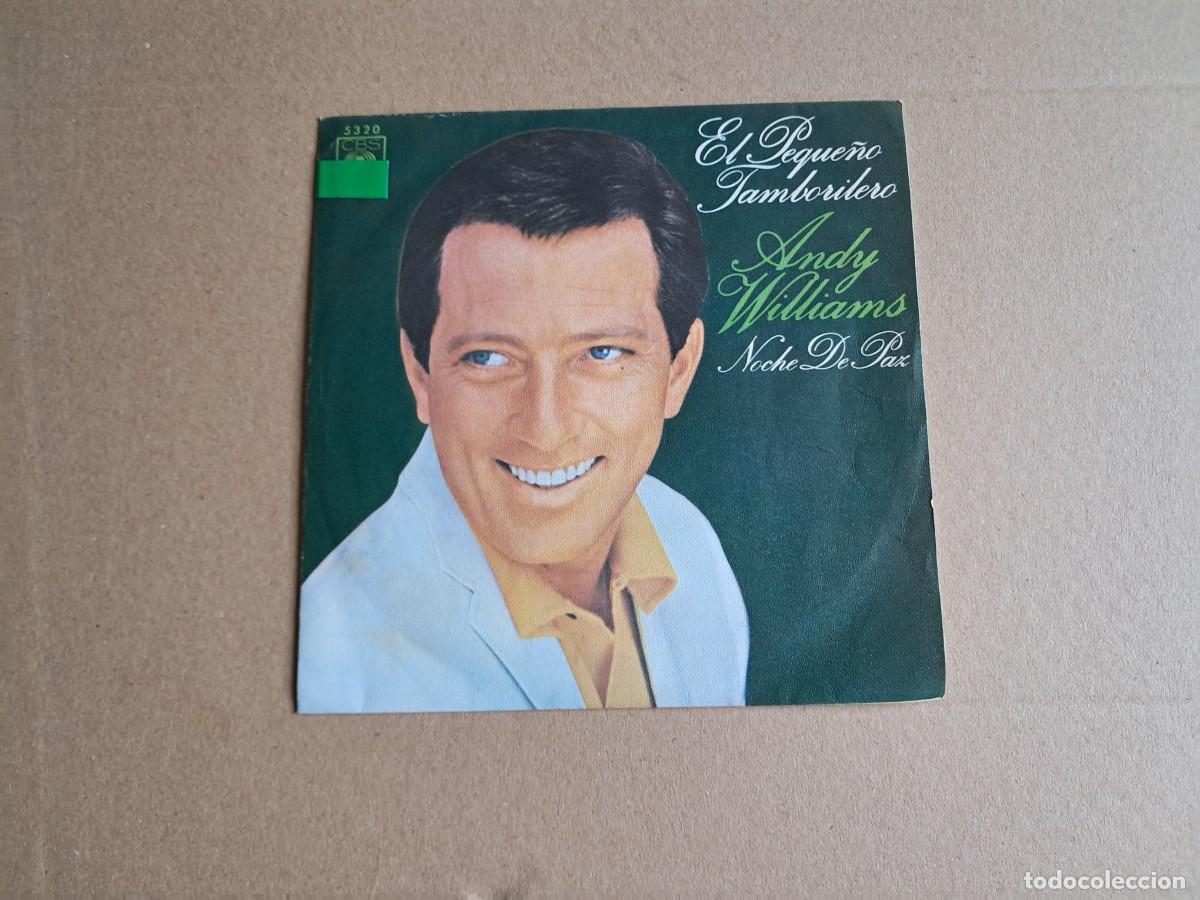 Discos de vinilo: ANDY WILLIAMS - EL PEQUE&Ntilde;O TAMBORILERO SINGLE 1970 EDICION ESPA&Ntilde;OLA