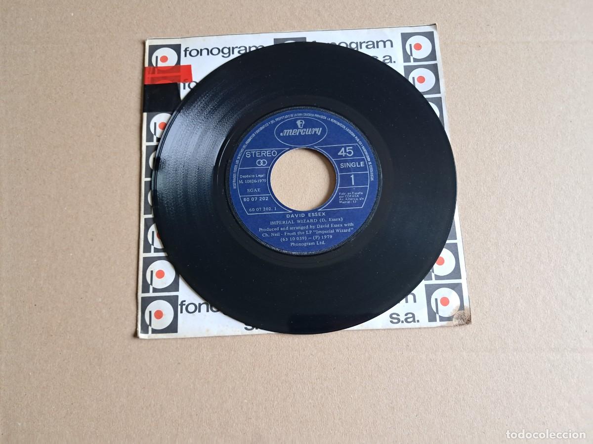 Discos de vinilo: DAVID ESSEX - IMPERIAL WIZARD SINGLE 1979 EDICION ESPA&Ntilde;OLA
