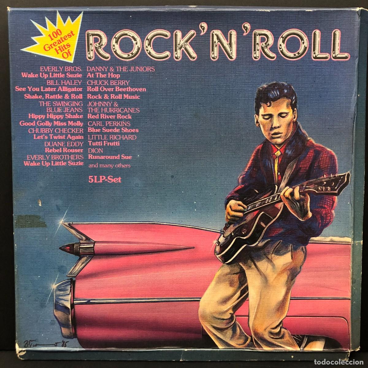 Discos de vinilo: ROCK'N'ROLL - 100 GREATEST HITS - VOL I, II Y III - 28001 - 28002 - 28003 - LP VINILO - DISCO / 2988