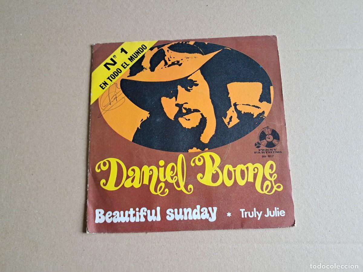 Discos de vinilo: DANIEL BOONE - BEAUTIFUL SUNDAY SINGLE 1972 EDICION ESPA&Ntilde;OLA