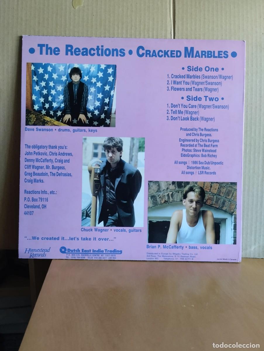 Discos de vinilo: THE REACTIONS ---- CRACKED MARBLES - Foto 2