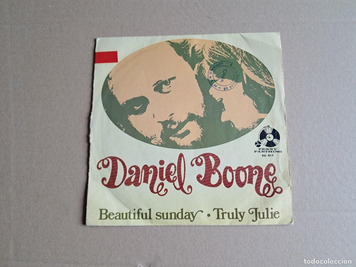 Discos de vinilo: DANIEL BOONE - BEAUTIFUL SUNDAY SINGLE 1972 EDICION ESPA&Ntilde;OLA