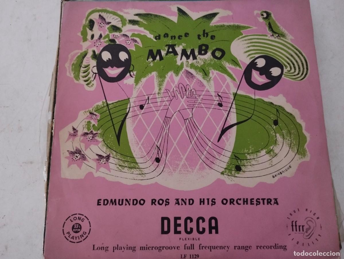 Discos de vinilo: DANCE THE MAMBO - EDMUNDO ROS AND HIS OTRCHESTRA. 10 PULGADAS