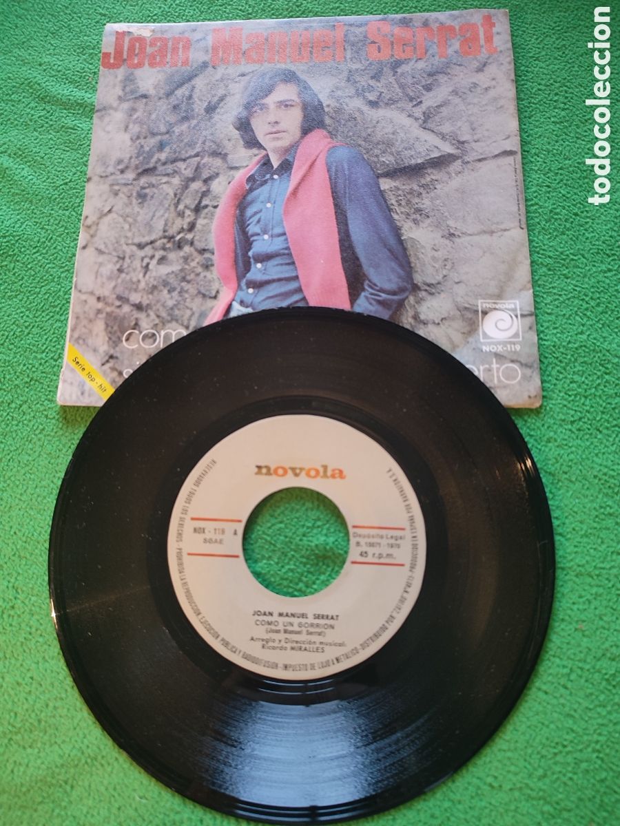 Discos de vinilo: Joan Manuel Serrat - Como un gorri&oacute;n - Foto 2