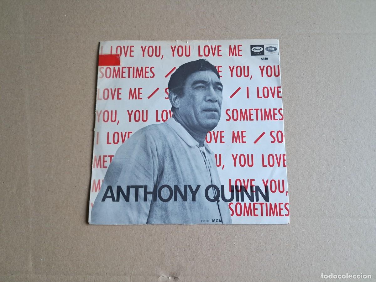 Vinyl records: ANTHONY QUINN - I LOVE YOU YOU LOVE ME SINGLE 1967 EDICION ESPA&Ntilde;OLA