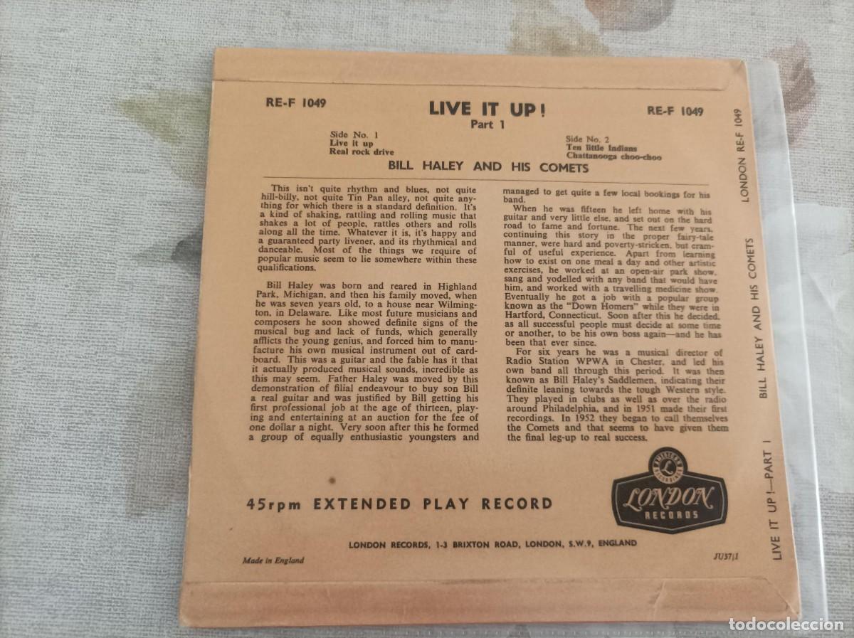 Discos de vinilo: Bill Haley ep original - Foto 2