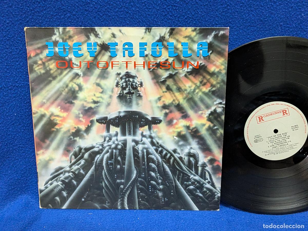 Discos de vinilo: JOEY TAFOLLA - OUT OF THE SUN - LP PRINTED IN NETHERLANDS 1986