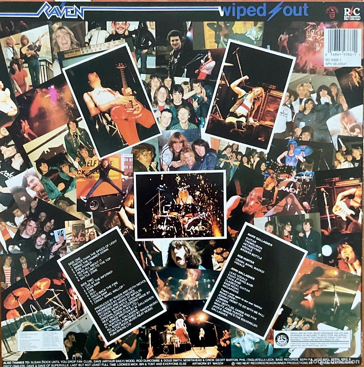 Discos de vinilo: RAVEN &mdash;&mdash;&mdash;&mdash;&mdash;&mdash;&mdash;&mdash; WIPE OUT - Foto 2