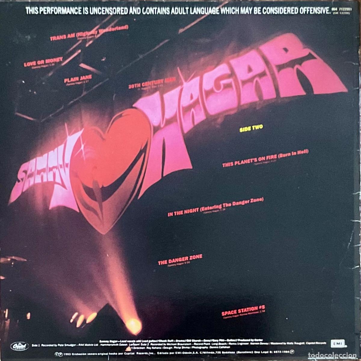 Discos de vinilo: SAMMY HAGAR - LIVE 1980 - Foto 2