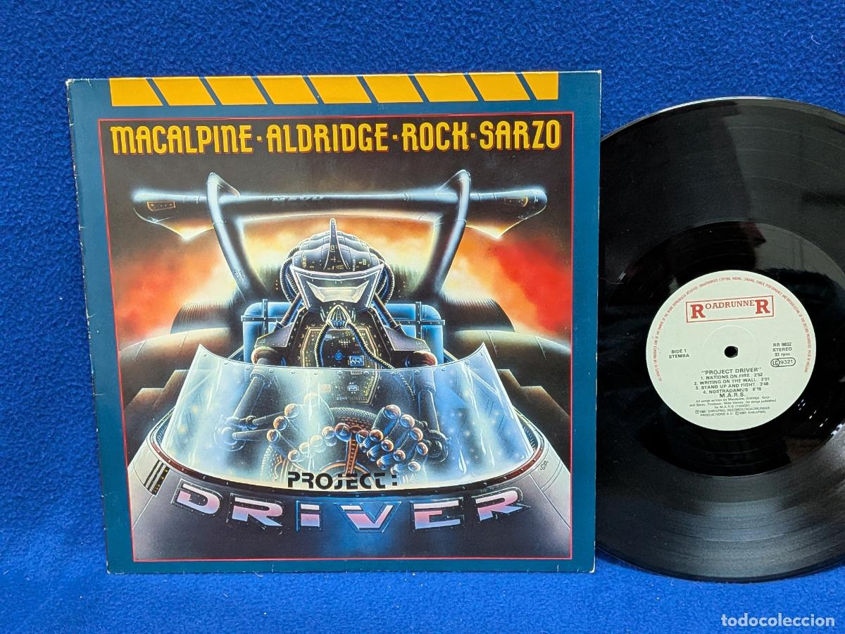 Discos de vinilo: M.A.R.S. - PROJECT DRIVER - LP ROADRUNNER 1986 PRINTED IN NETHERLANDS