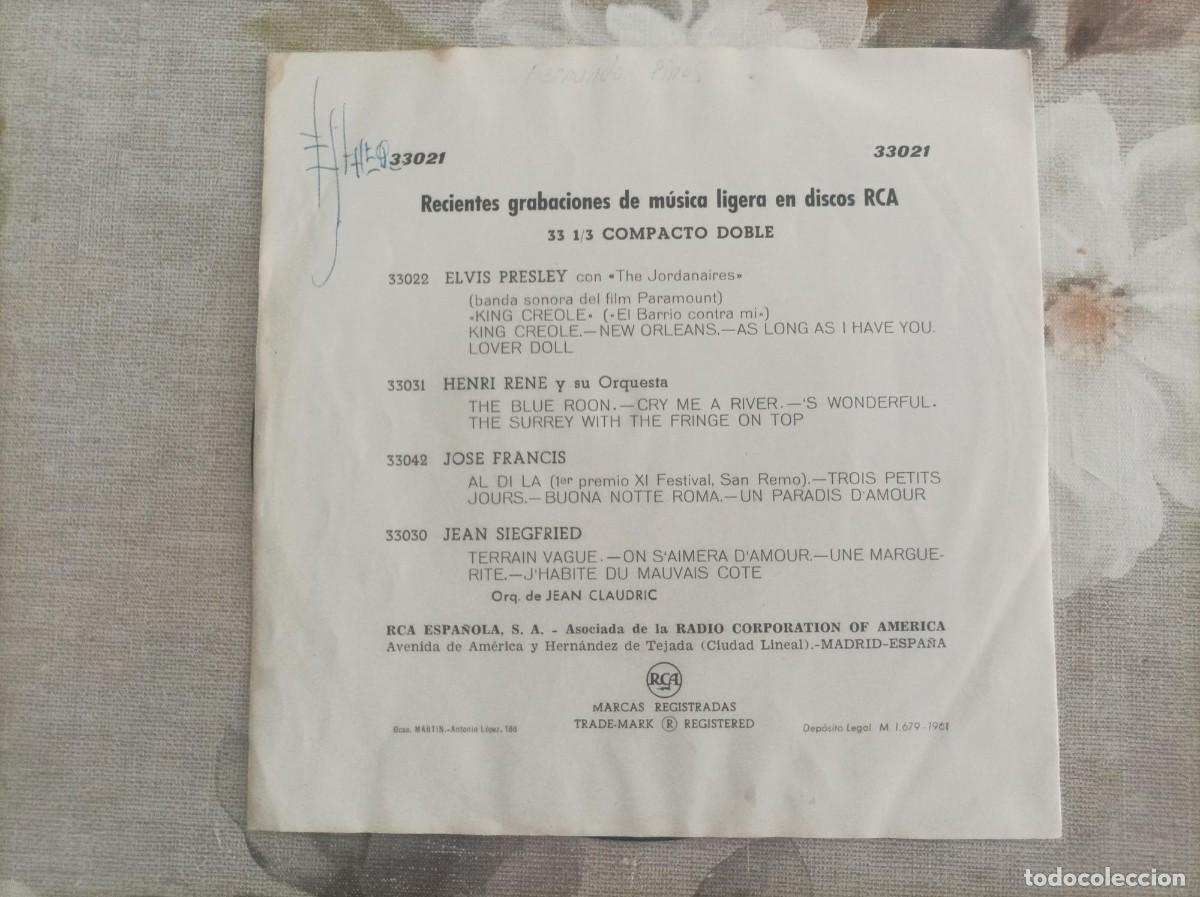 Discos de vinilo: Elvis Presley ep King Creole - Foto 2