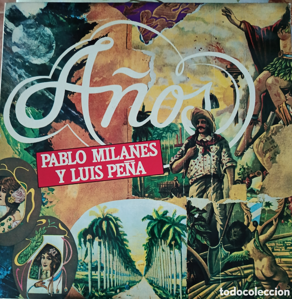 Discos de vinilo: Pablo Milan&eacute;s Lp sello Movieplay editado en Espa&ntilde;a a&ntilde;o 1983.
